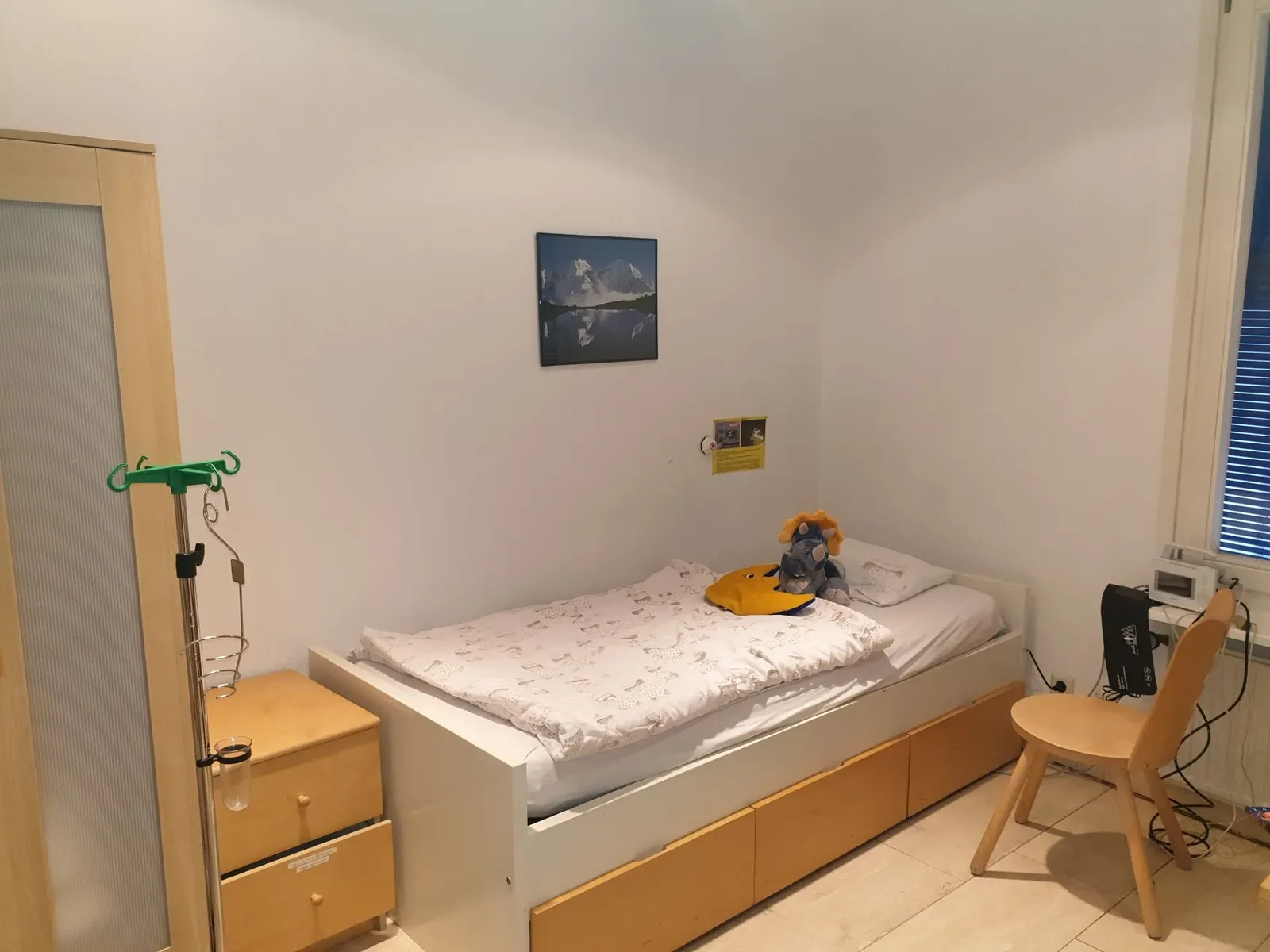 Ruheraum nach Eingriffen